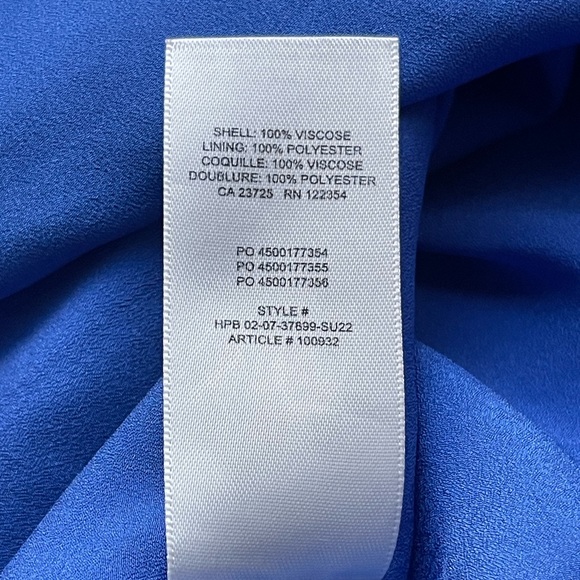 (ROYAL BLUE) Aritzia Sunday Best Tatiana Mini Skirt w/ Side Slit - Picture 10 of 13